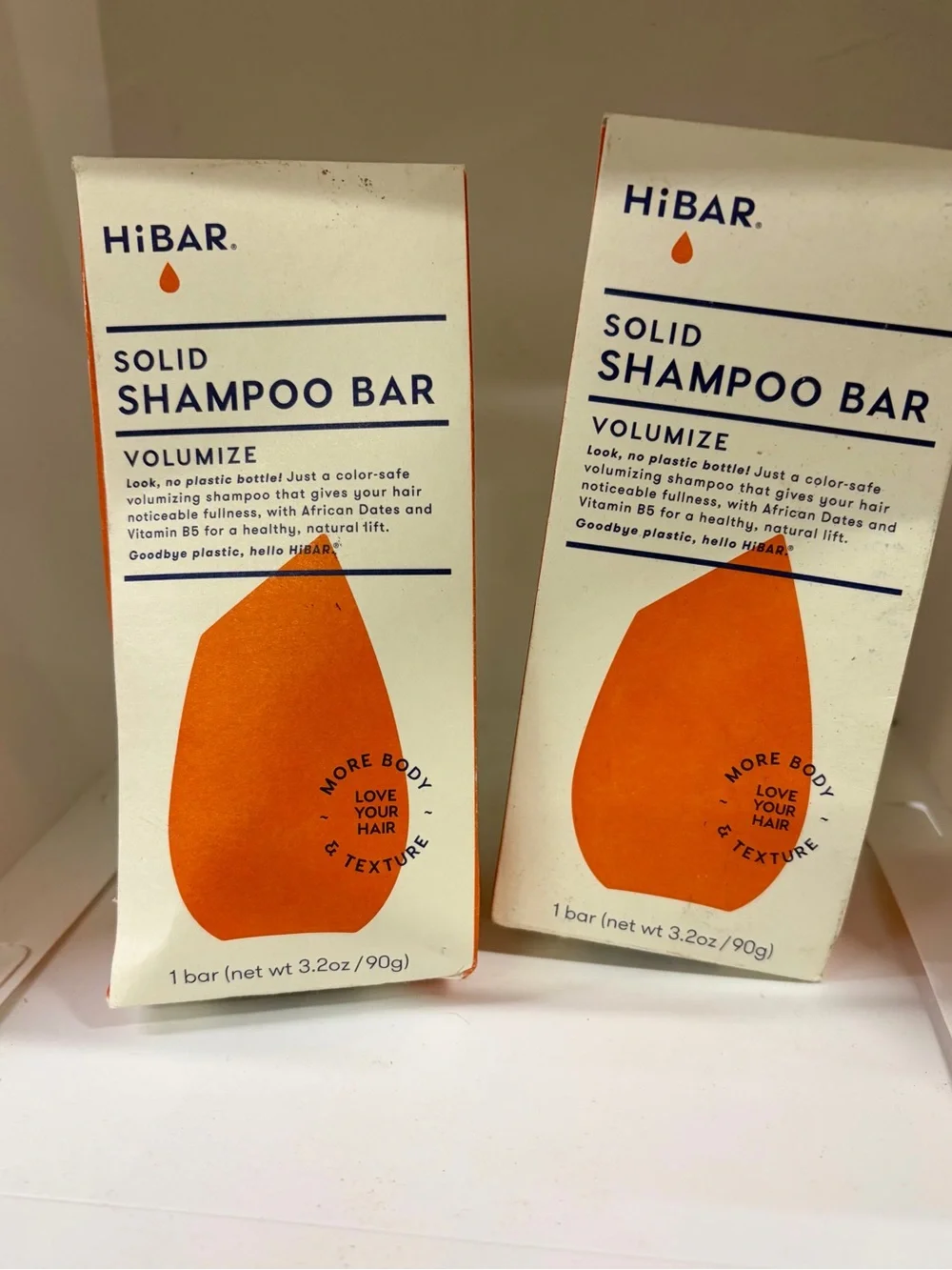 2 Solid Shampoo Bar - Volumize (Orange)